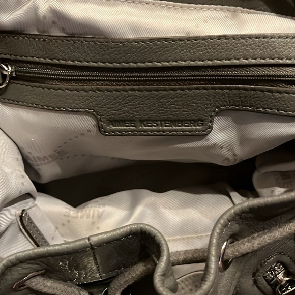 Aimee Kestenberg Pebble Leather Drawstring Bucket Bag - Picture 4 of 7